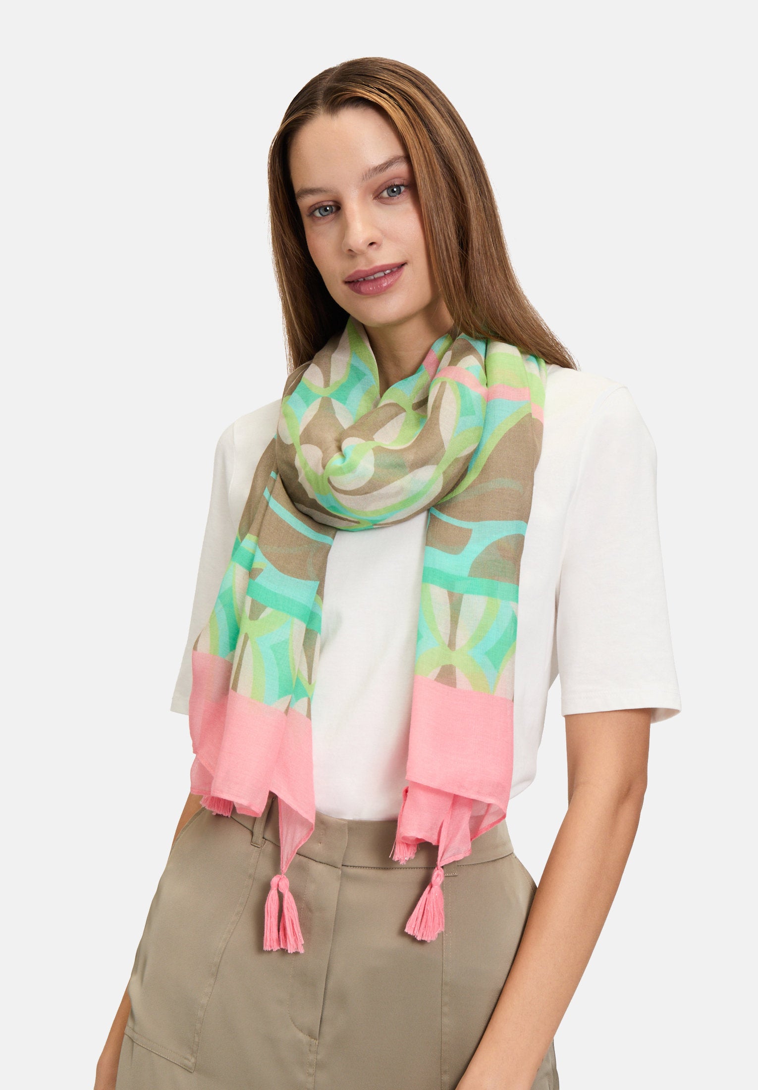 Betty Barclay_Summer Scarf with Tassels_3443-1291_5839_01