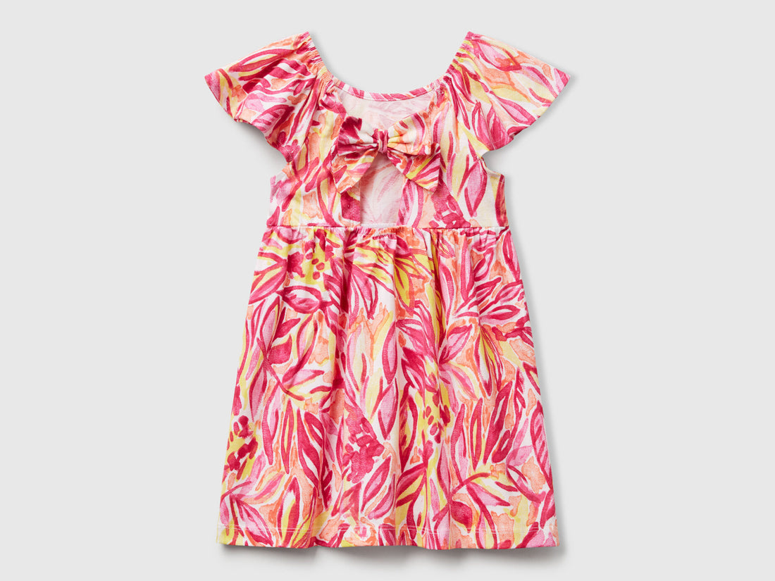 Benetton_Pink Dress with Tropical Print_34VAGV010_73K_02