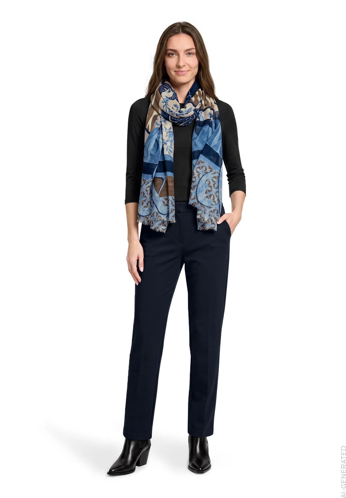 Betty Barclay Women Basic Scarf SKU: 3502-1778_8872 Image 02