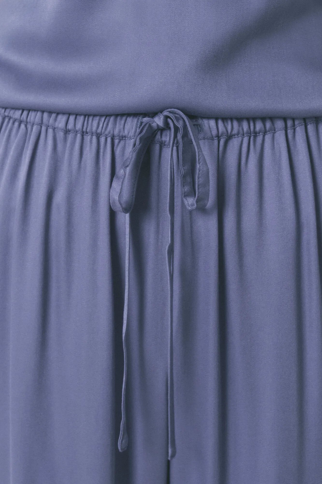 Women Secret_Light Blue_Blue Long Pyjamas with Pleated Neckline_3593016_18_04