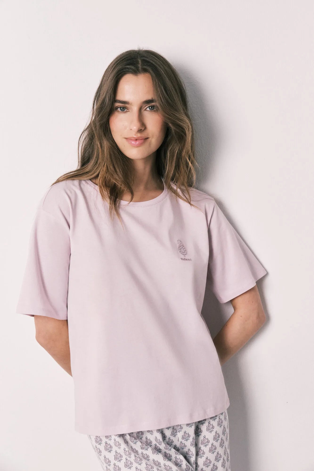 Women Secret Pink Women Pink 100% Cotton Stamp Print Pyjamas SKU: 3593031_70 Image 02