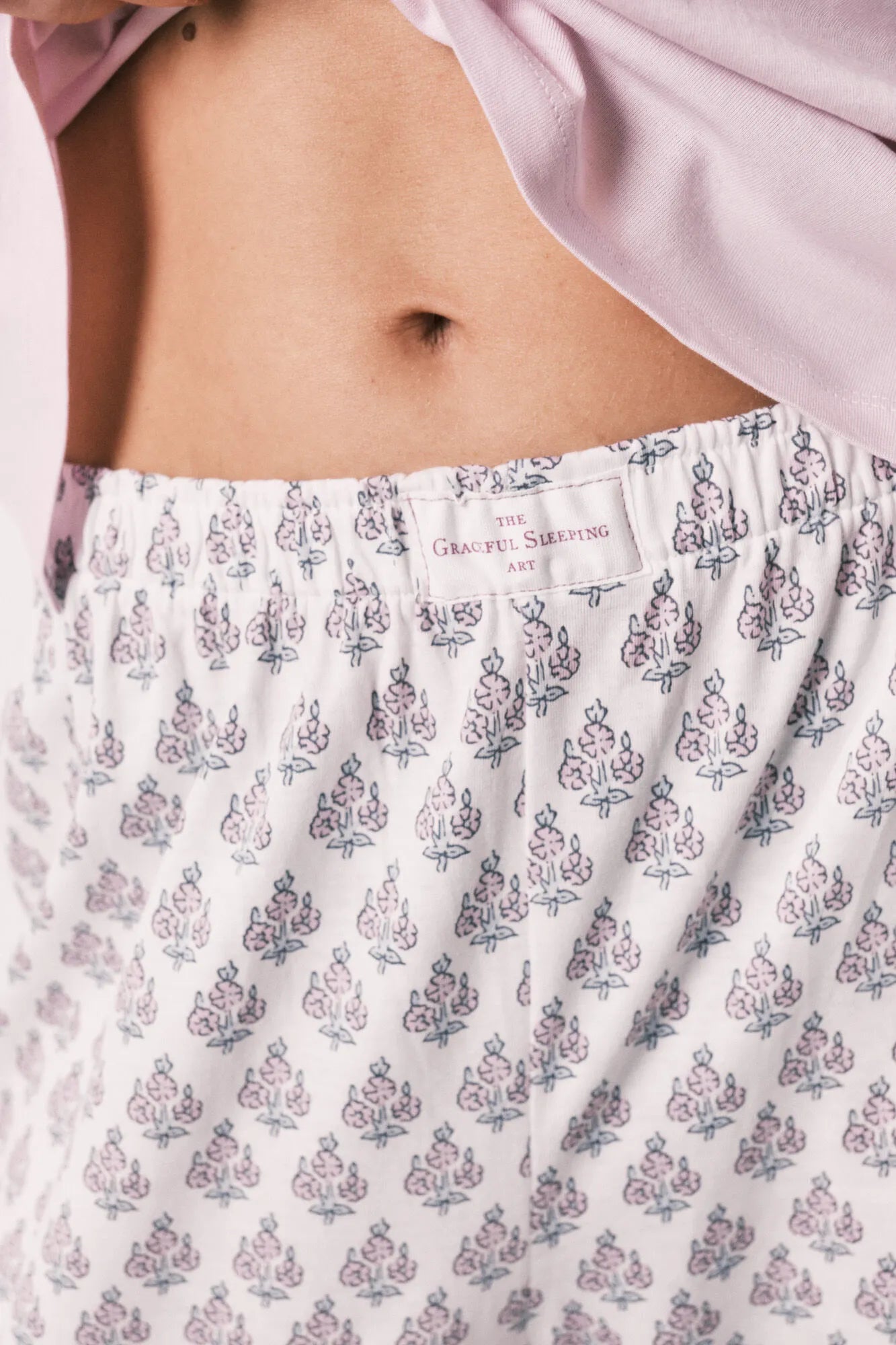 Women Secret Pink Women Pink 100% Cotton Stamp Print Pyjamas SKU: 3593031_70 Image 05
