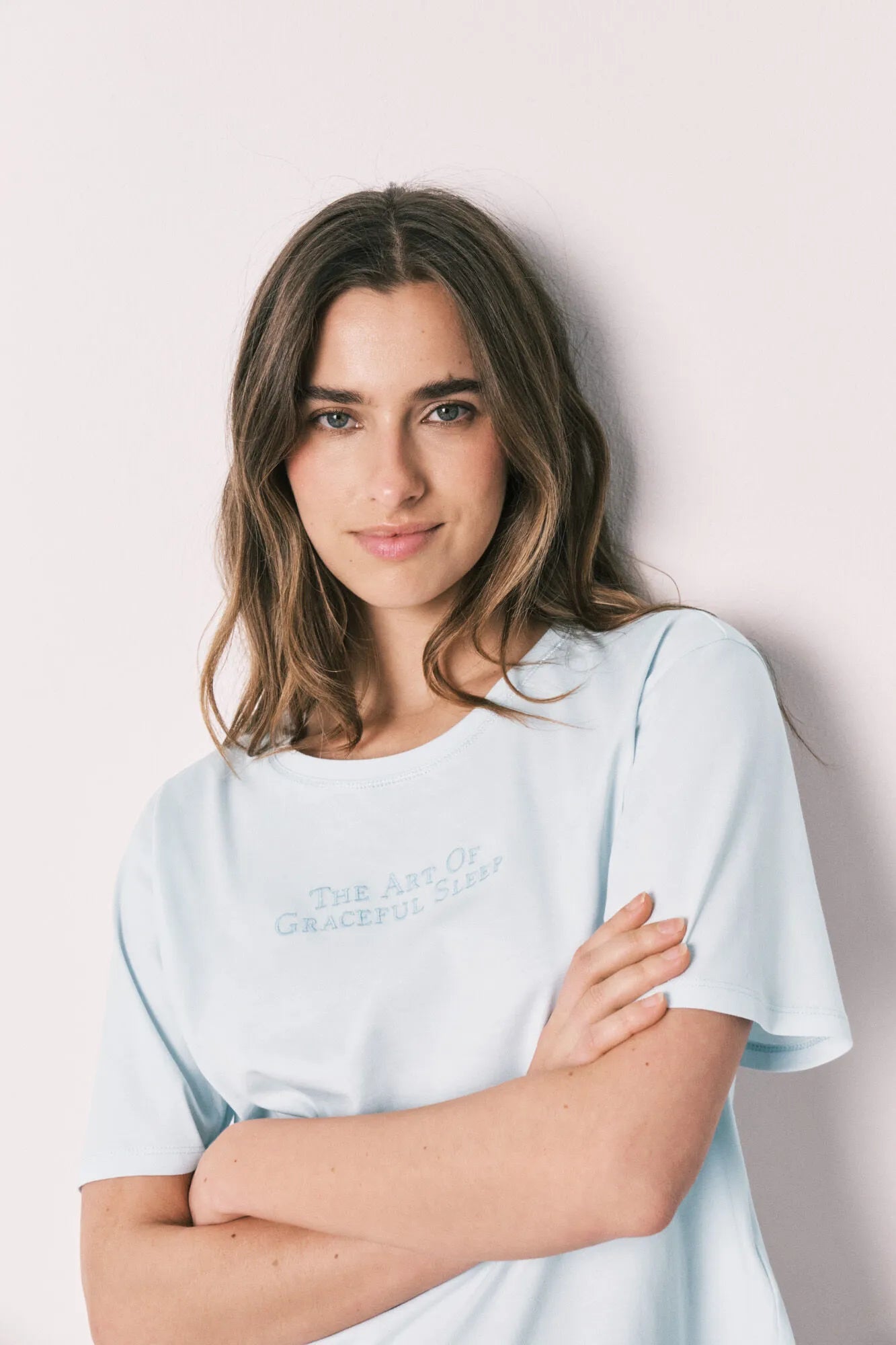 Women Secret Light Blue Women Blue 100% Cotton Plaid Pyjamas SKU: 3593047_17 Image 03