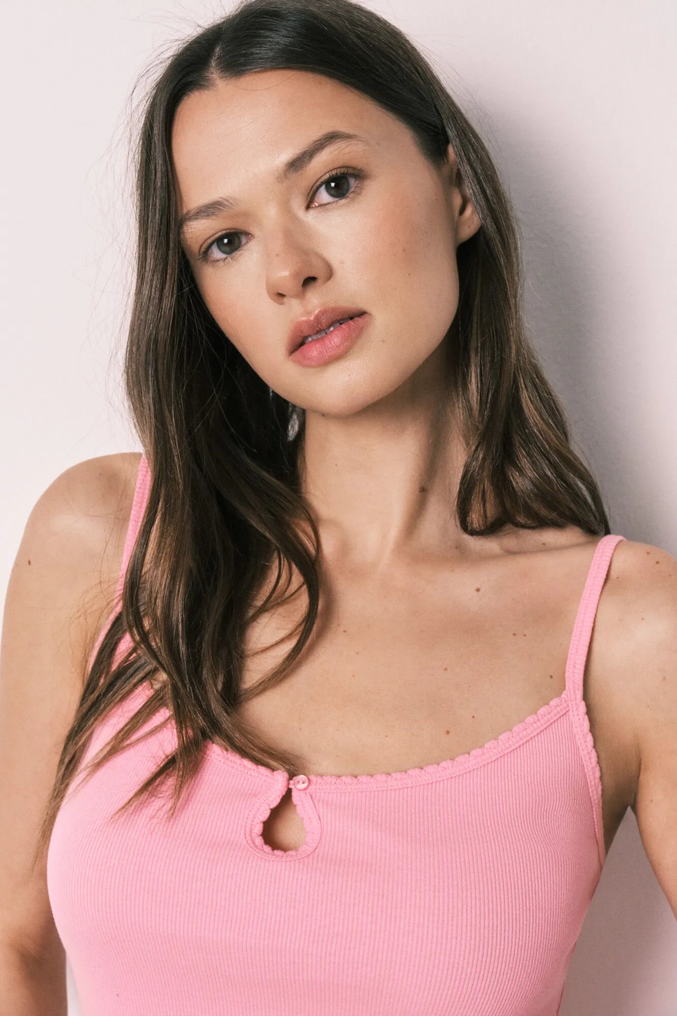 Women Secret Pink Women Pink Cotton And Viscose Short Pyjamas With Straps SKU: 3593084_73 Image 04