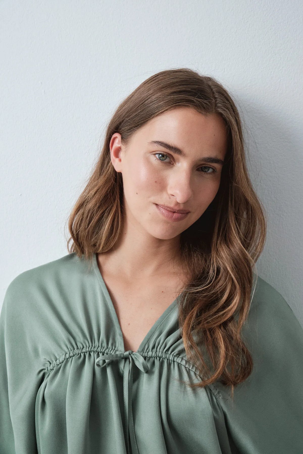 Women Secret Light Khaki Women Green Camisole Capri Pyjamas SKU: 3594750_94 Image 03