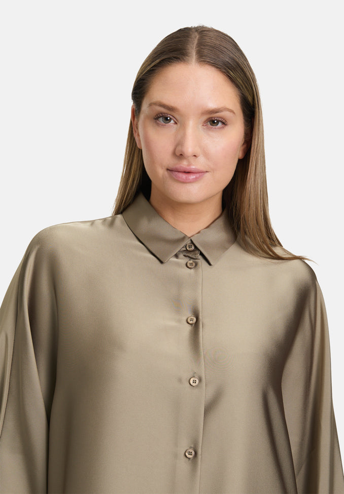 Vera Mont_Turf_Satin Blouse with Collar_3596-4262_7387_07
