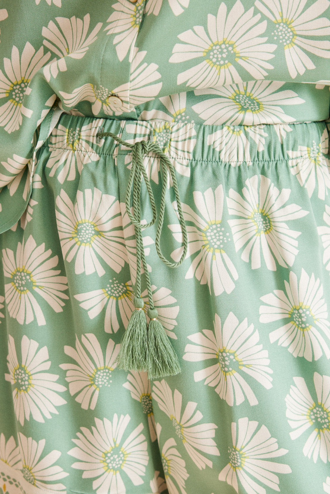 Green Print Short Sleeves Masculine Pyjama_3597404_29_02
