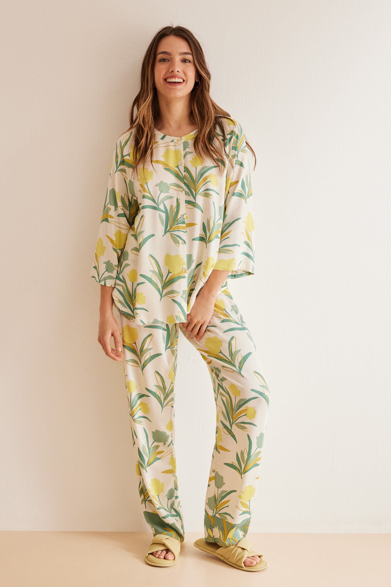 Multicoloured Long Sleeves Masculine Pyjama_3597405_98_02