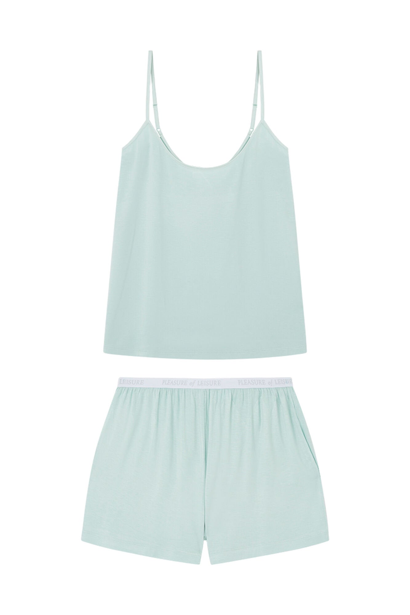 Green Straps Short Pant Pyjama_3597415_28_06