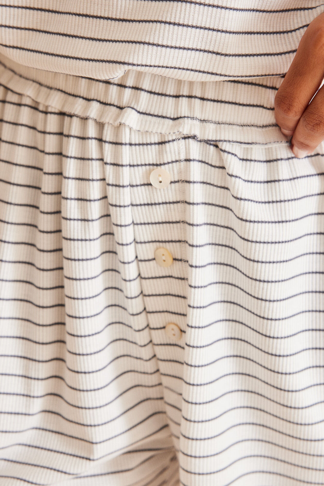 Short Striped Pajamas B & W_02