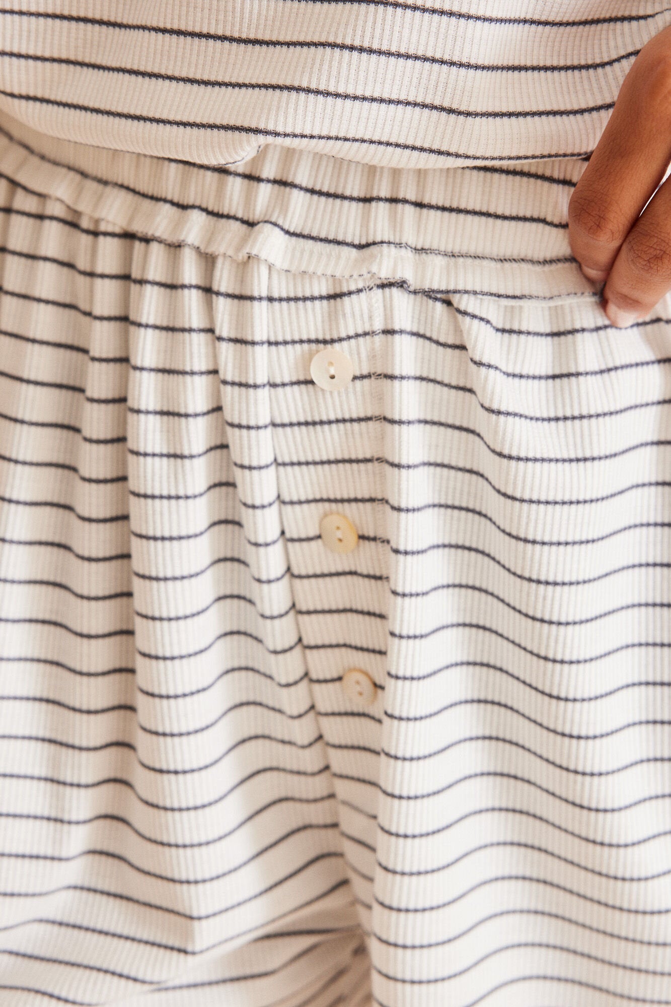 Short Striped Pajamas B & W_02