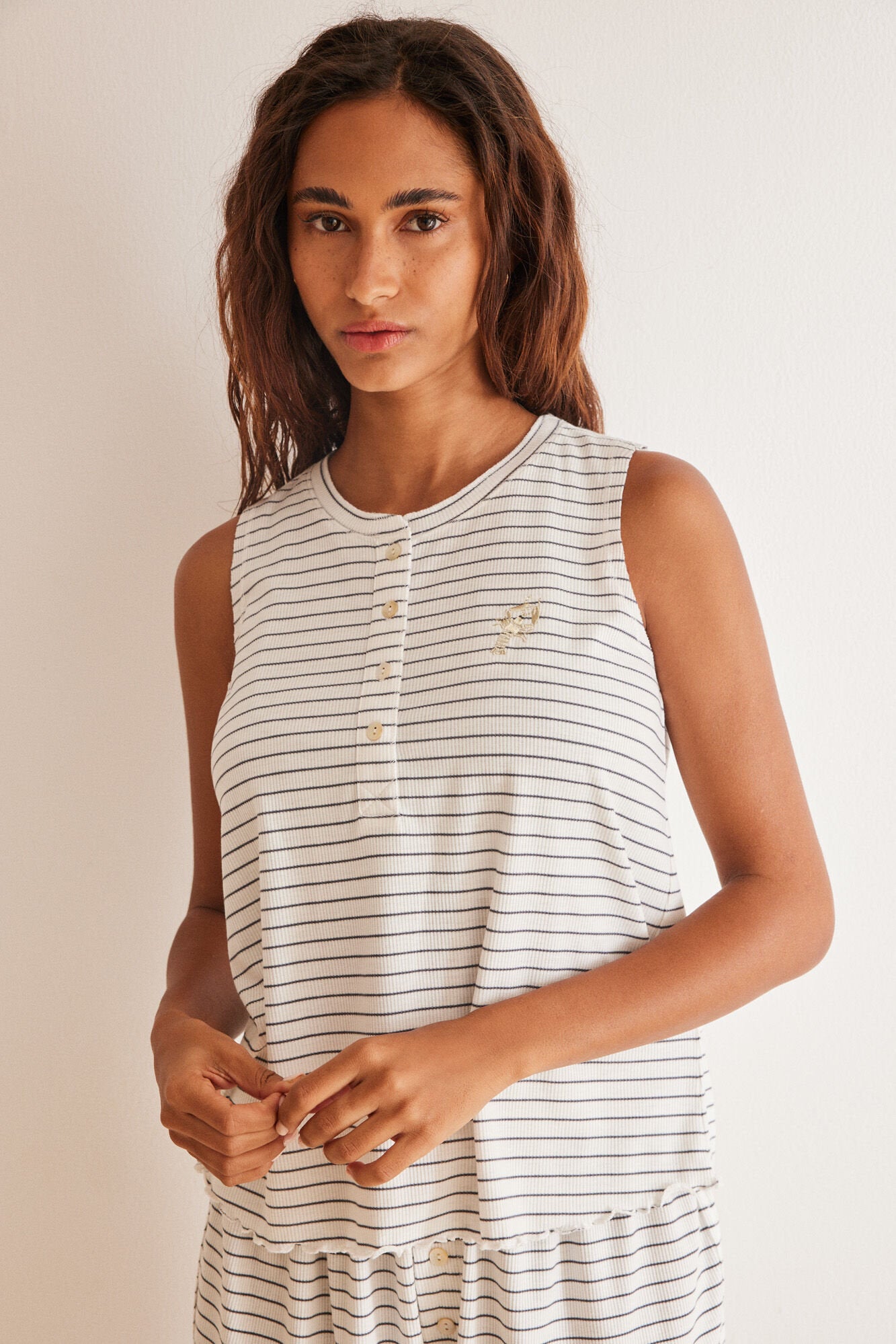 Short Striped Pajamas B & W_03