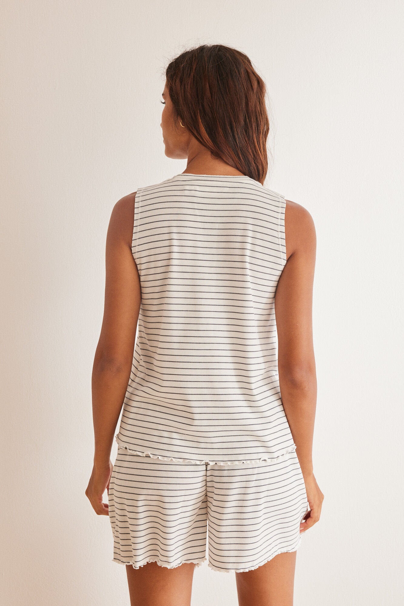 Short Striped Pajamas B & W_05