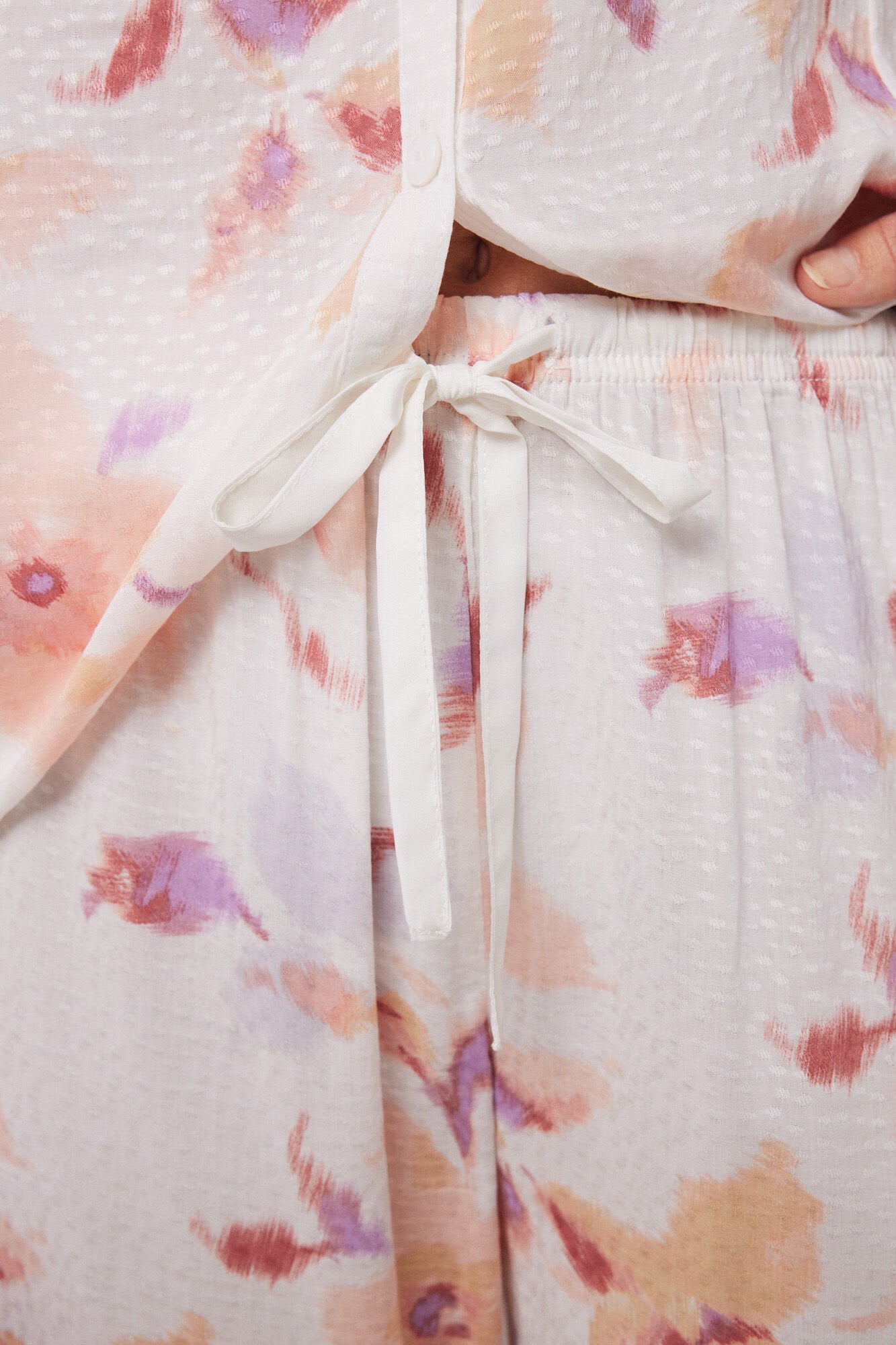 Women Secret_Long Viscose Flower Shirt Pajamas_3599156_97_04