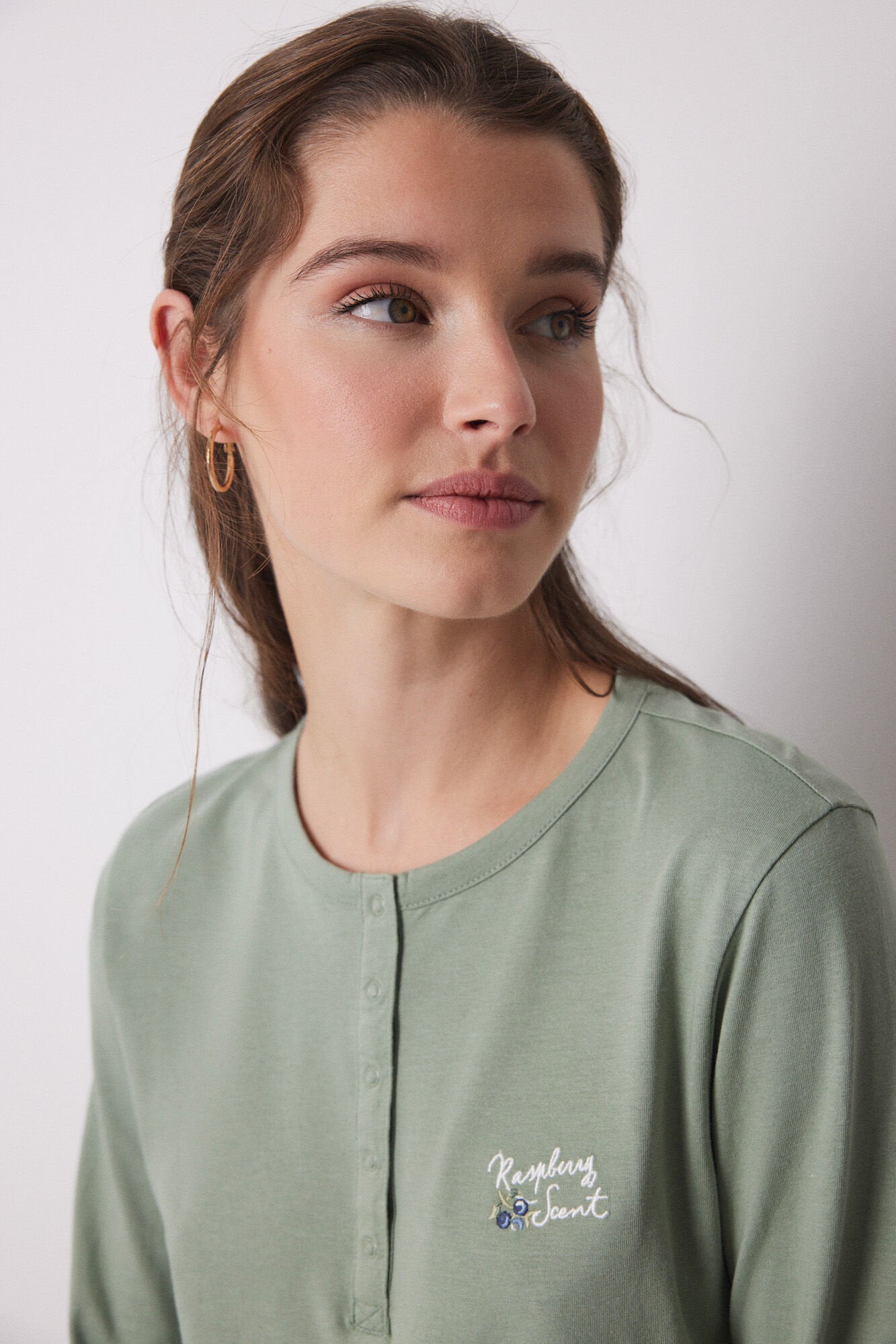 Women Secret_Long Pajamas 100% Cotton with Scarf Print_3599158_92_04