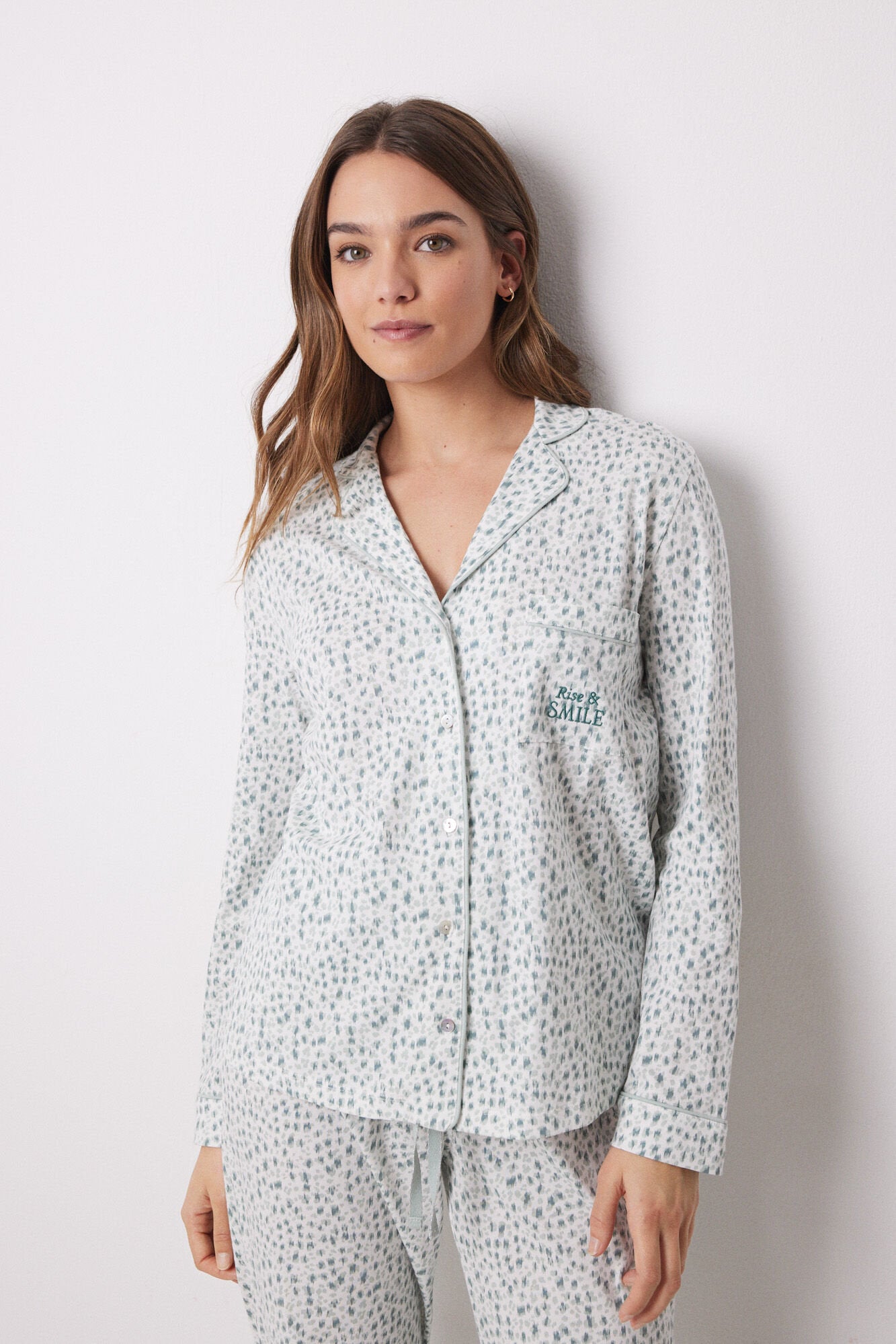 Women Secret_Long Shirt Pajamas 100% Cotton Animal Print_3599161_23_02