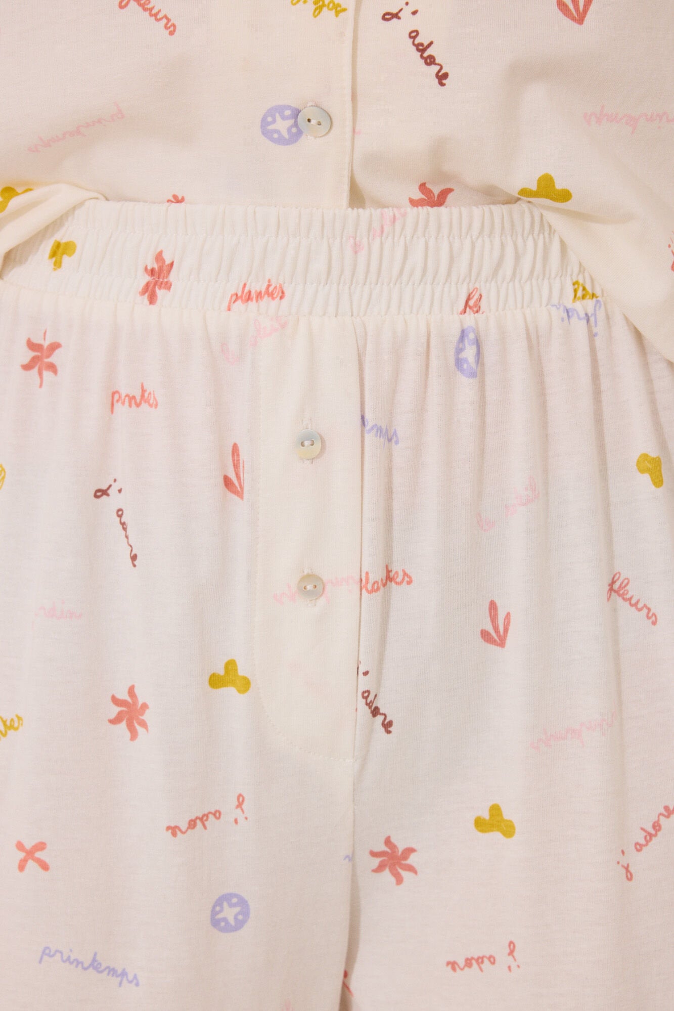 Women Secret_100% Cotton Classic Pyjamas with ÒJ«AdoreÓ Print_3599171_98_04