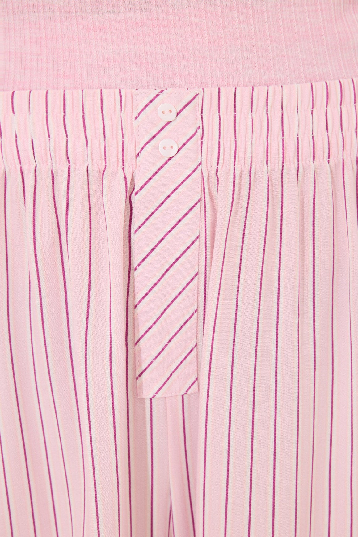 Women Secret_Long Striped Striped Viscose Ribbed Long Pyjamas_3599184_71_04