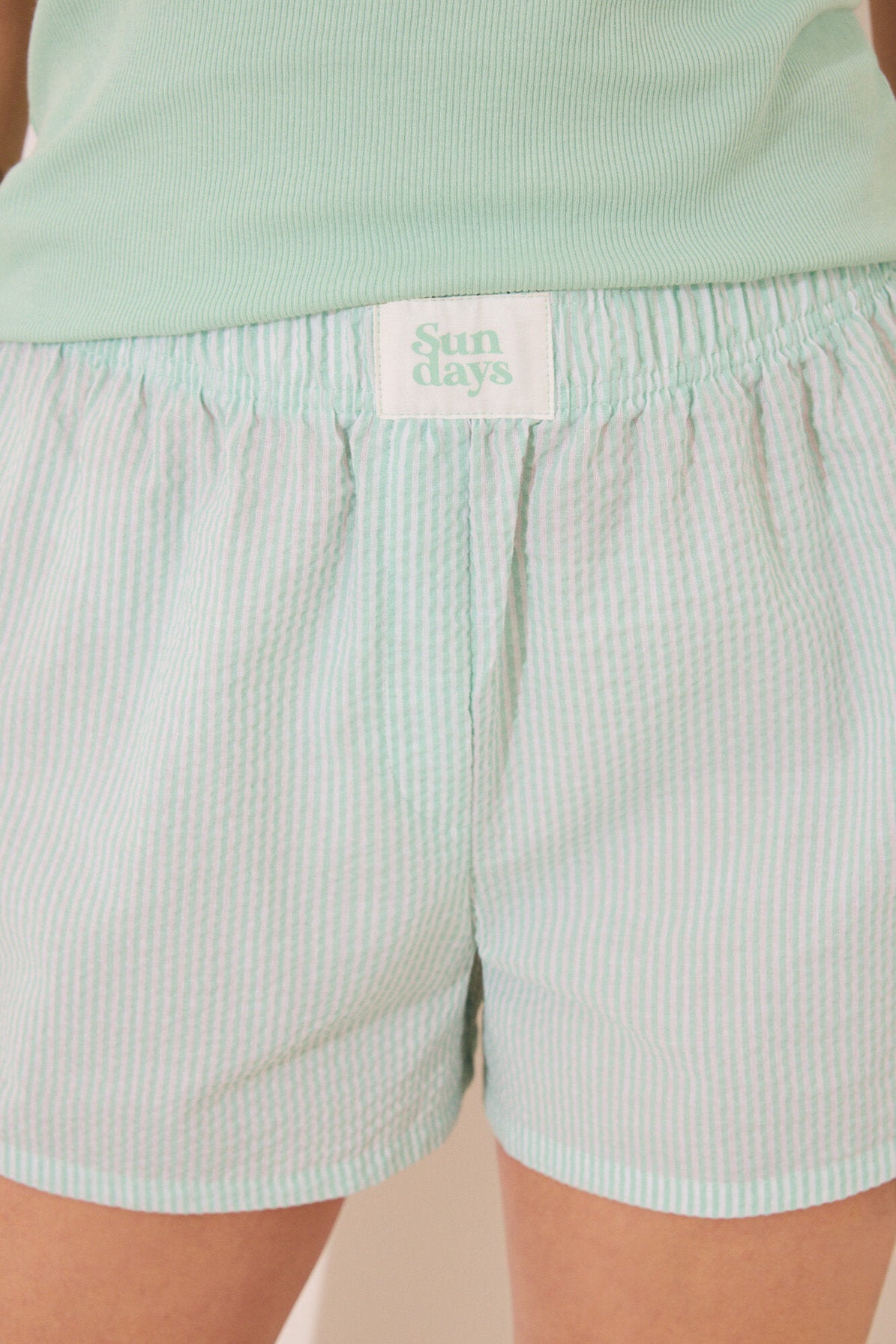 Women Secret_Green Print Cotton Straps Pyjamas_3599206_29_05