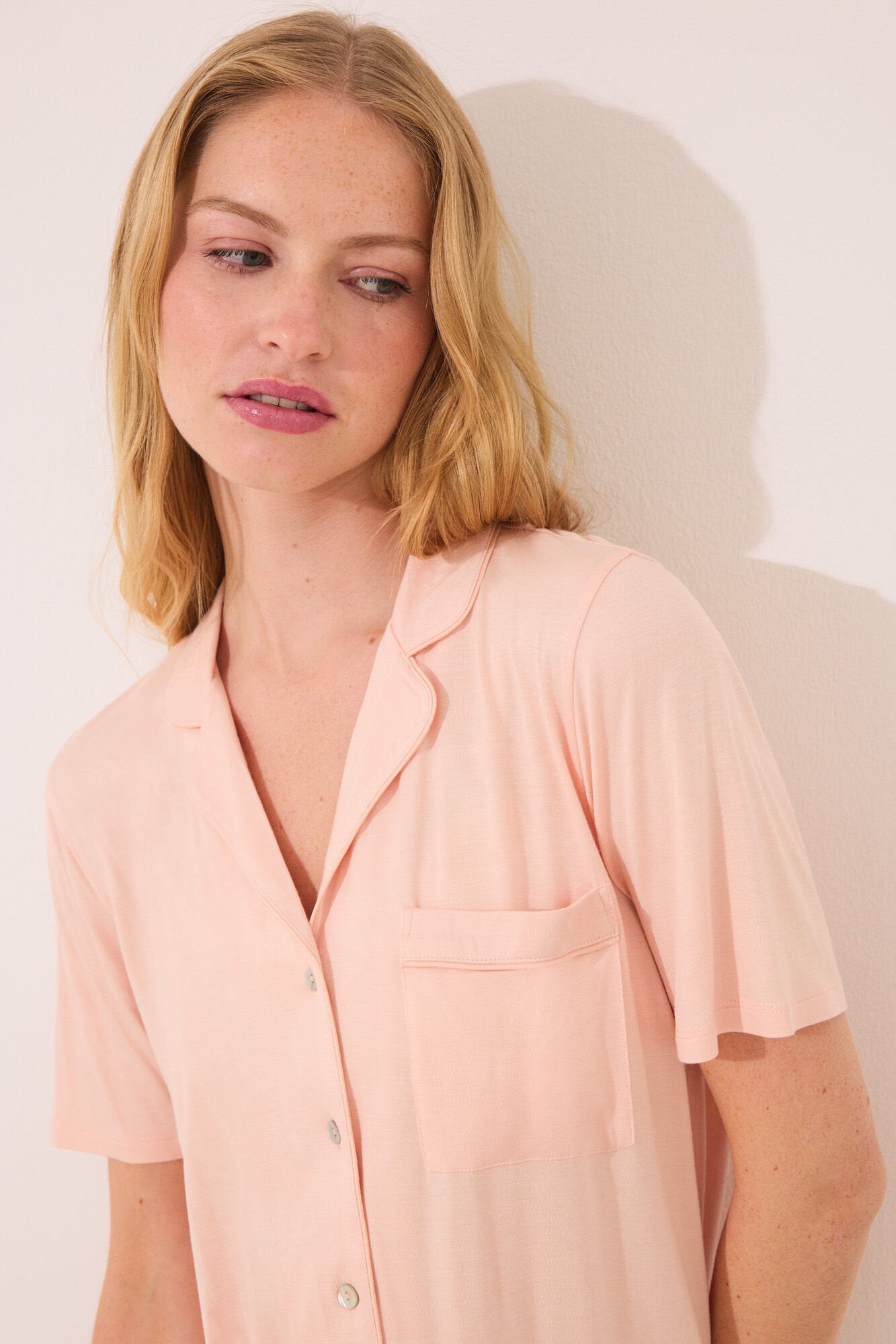 Women Secret_Orange Viscose Classic Pyjamas_3599224_67_03