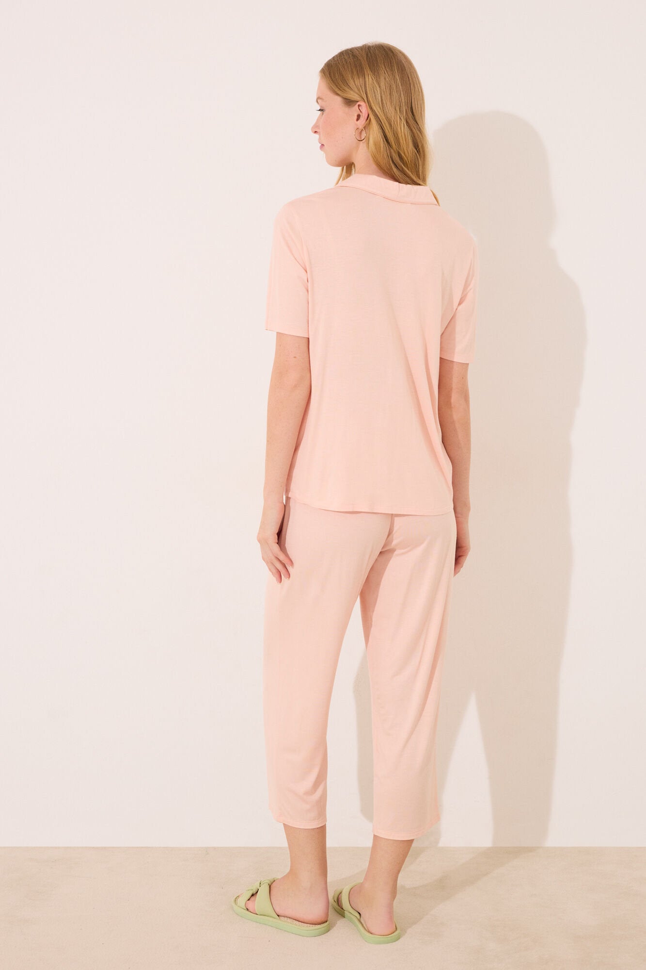 Women Secret_Orange Viscose Classic Pyjamas_3599224_67_05