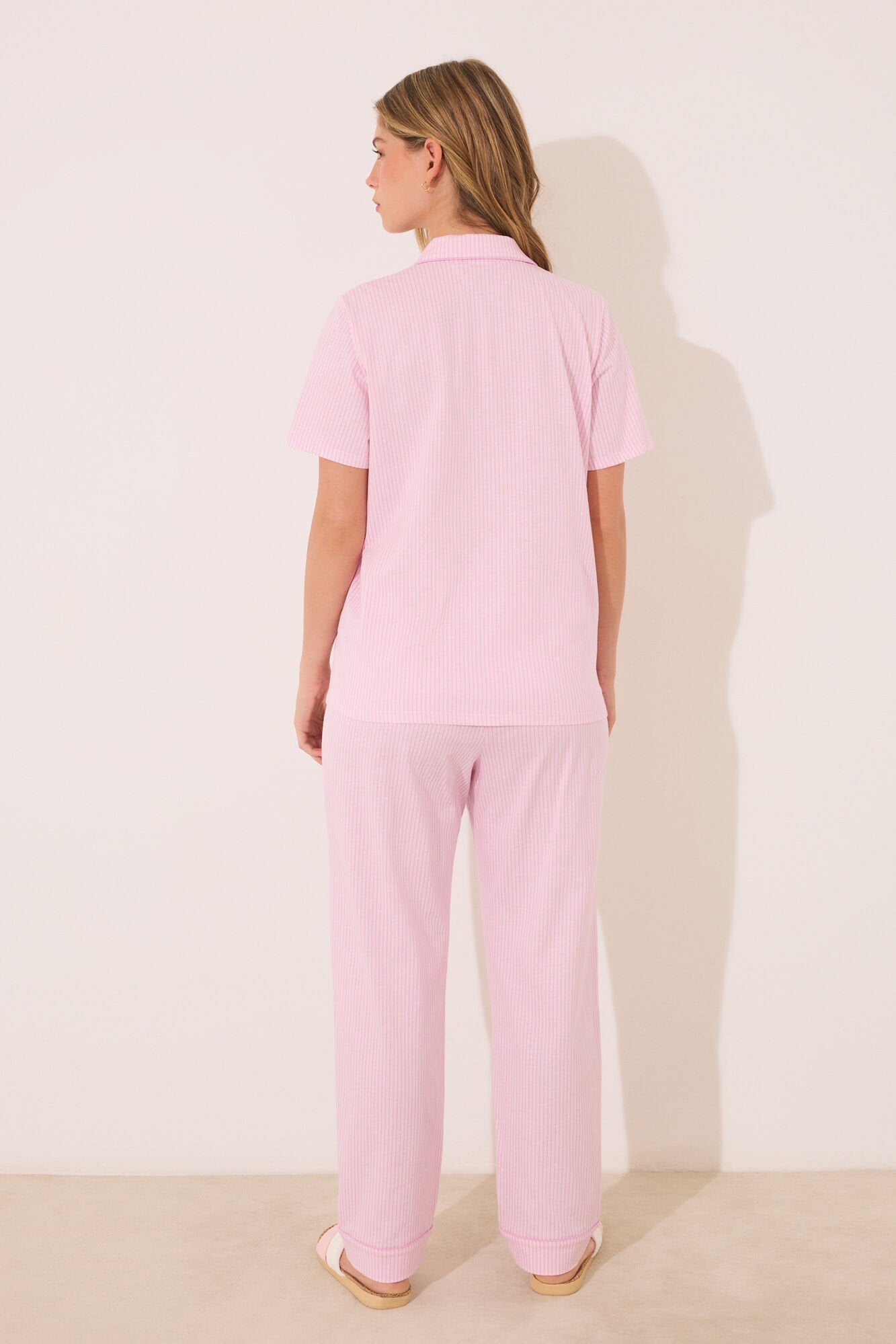 Women Secret_Pink Cotton Classic Pyjamas_3599228_71_06