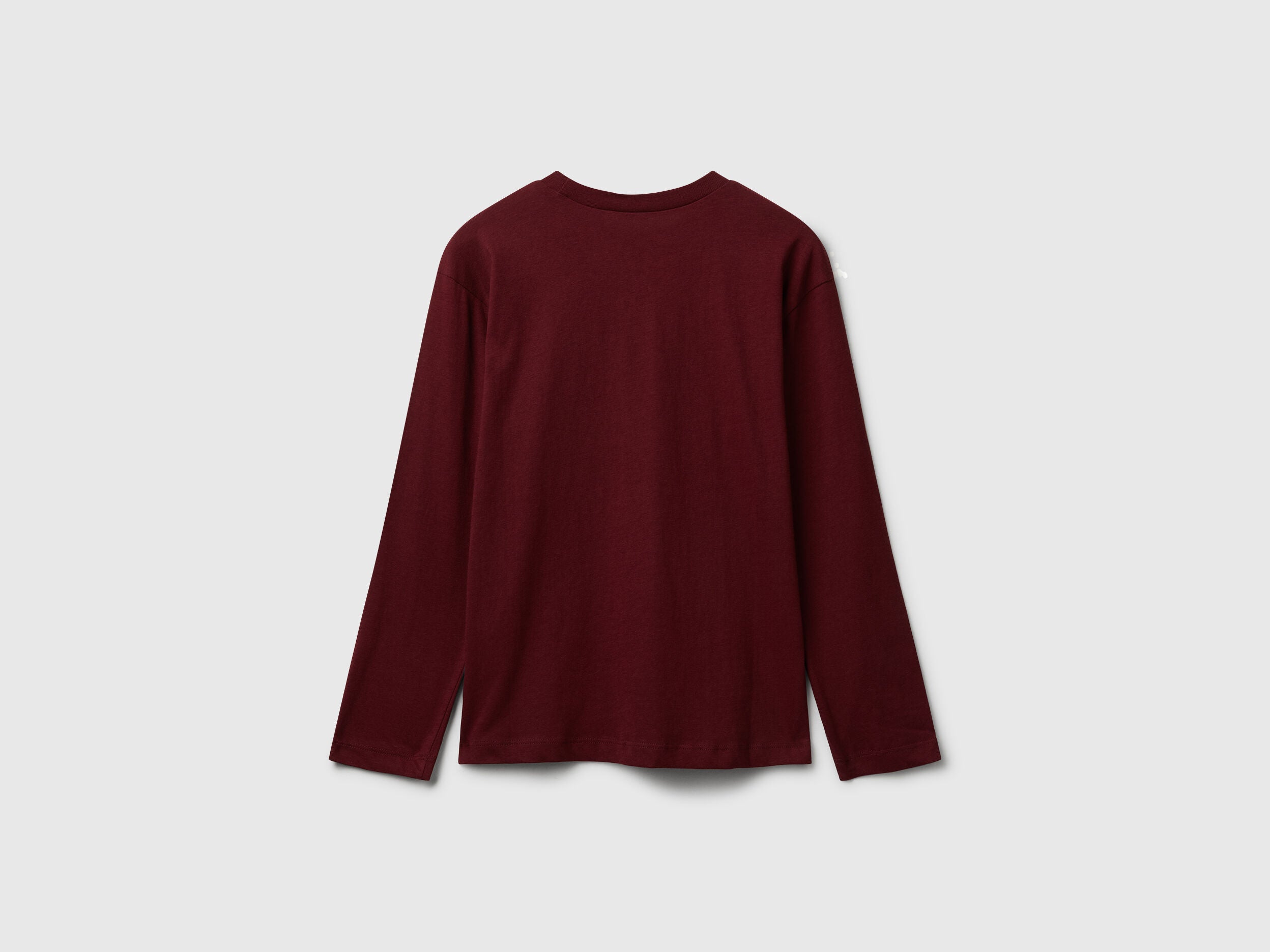 Benetton_Burgundy_Cotton T-Shirt with Print_35RYC10QQ_129_03