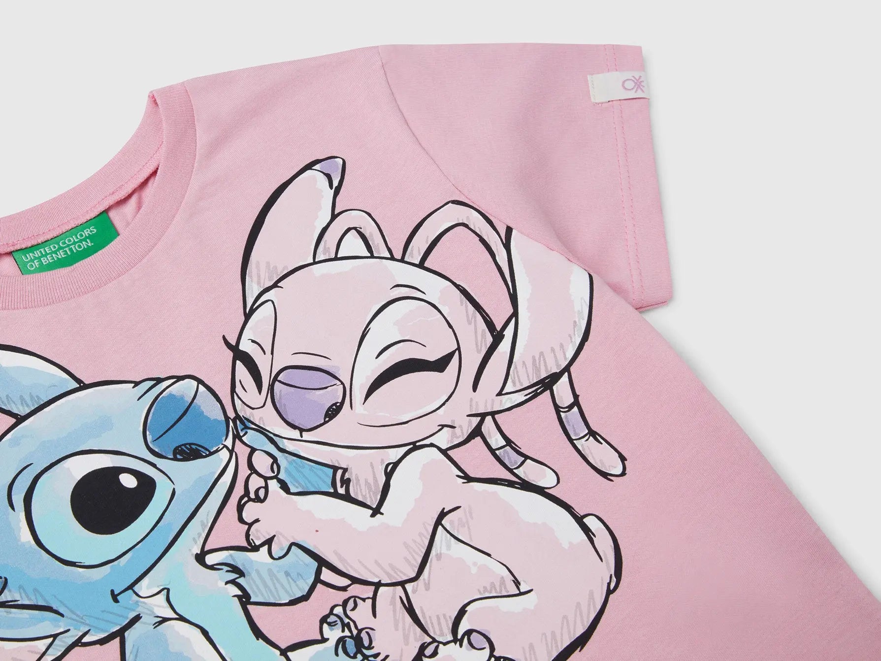 Benetton_Lilo & Stitch ©Disney T-Shirt in Cotton_35RYG10HQ_09J_03