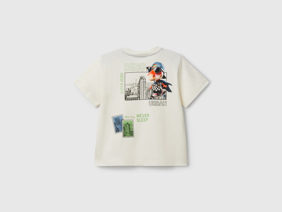 Benetton_Crew Neck T-Shirt with Print_35RYG10I7_0R2_02