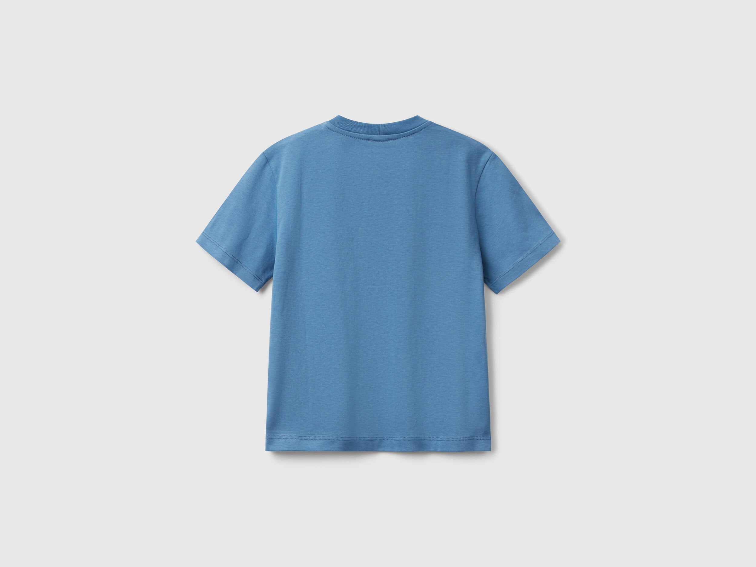 Benetton_Crew Neck T-Shirt with Print_35RYG10I7_11W_02