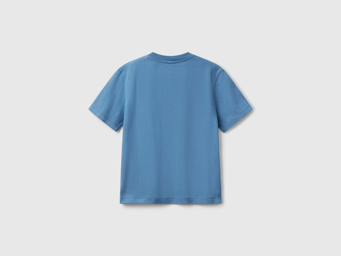 Benetton_Crew Neck T-Shirt with Print_35RYG10I7_11W_02