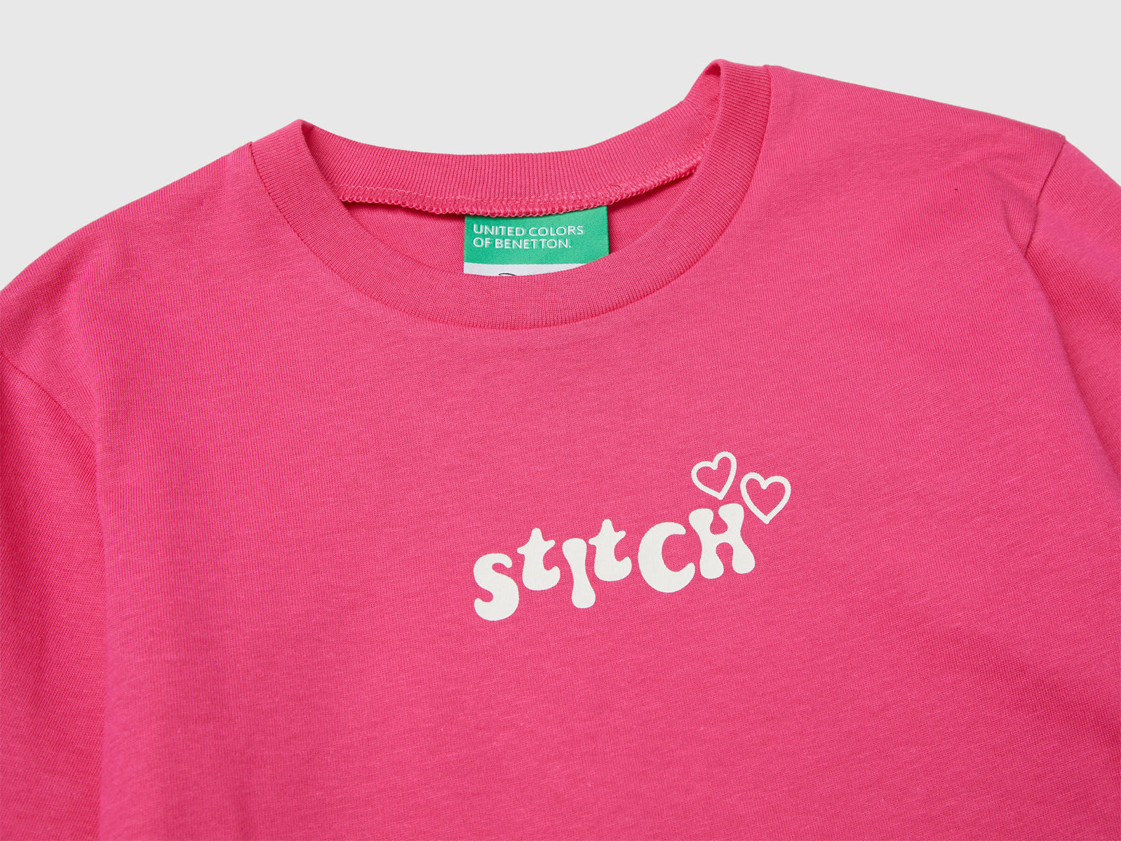 Benetton_Fuchsia_Lilo & Stitch ©Disney T-Shirt_35RYG10KC_1A2_03