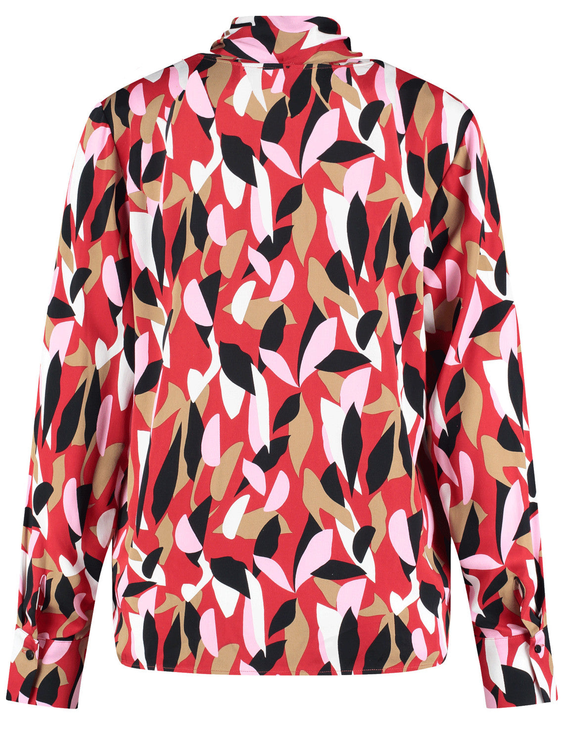 Taifun_Maple Red Patterned_Blouse 1/1 Sleeve_360023-74017_6012_02