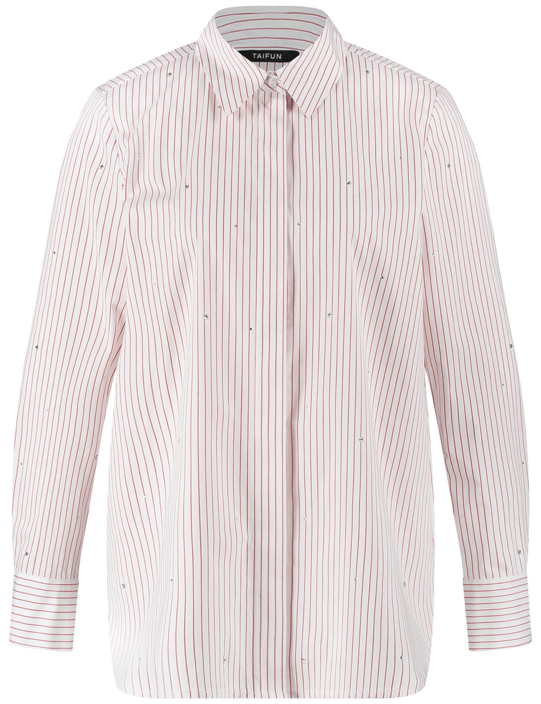 Taifun_White Stripe_Blouse 1/1 Sleeve_360024-74018_9603_01