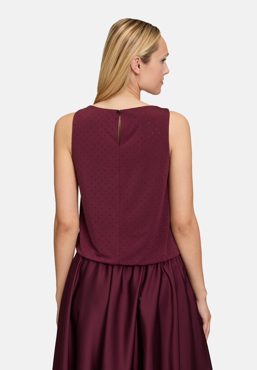 Vera Mont_Deep Dahlia_Blouse Top in Glitter Look_3605-4046_4715_03