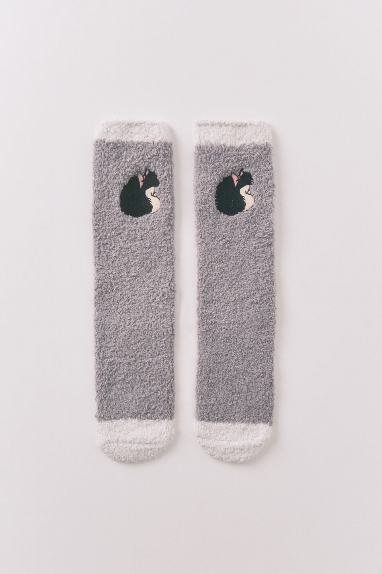 Women Secret_Light Grey_Mafalda Light Grey Long Socks_3612469_47_01