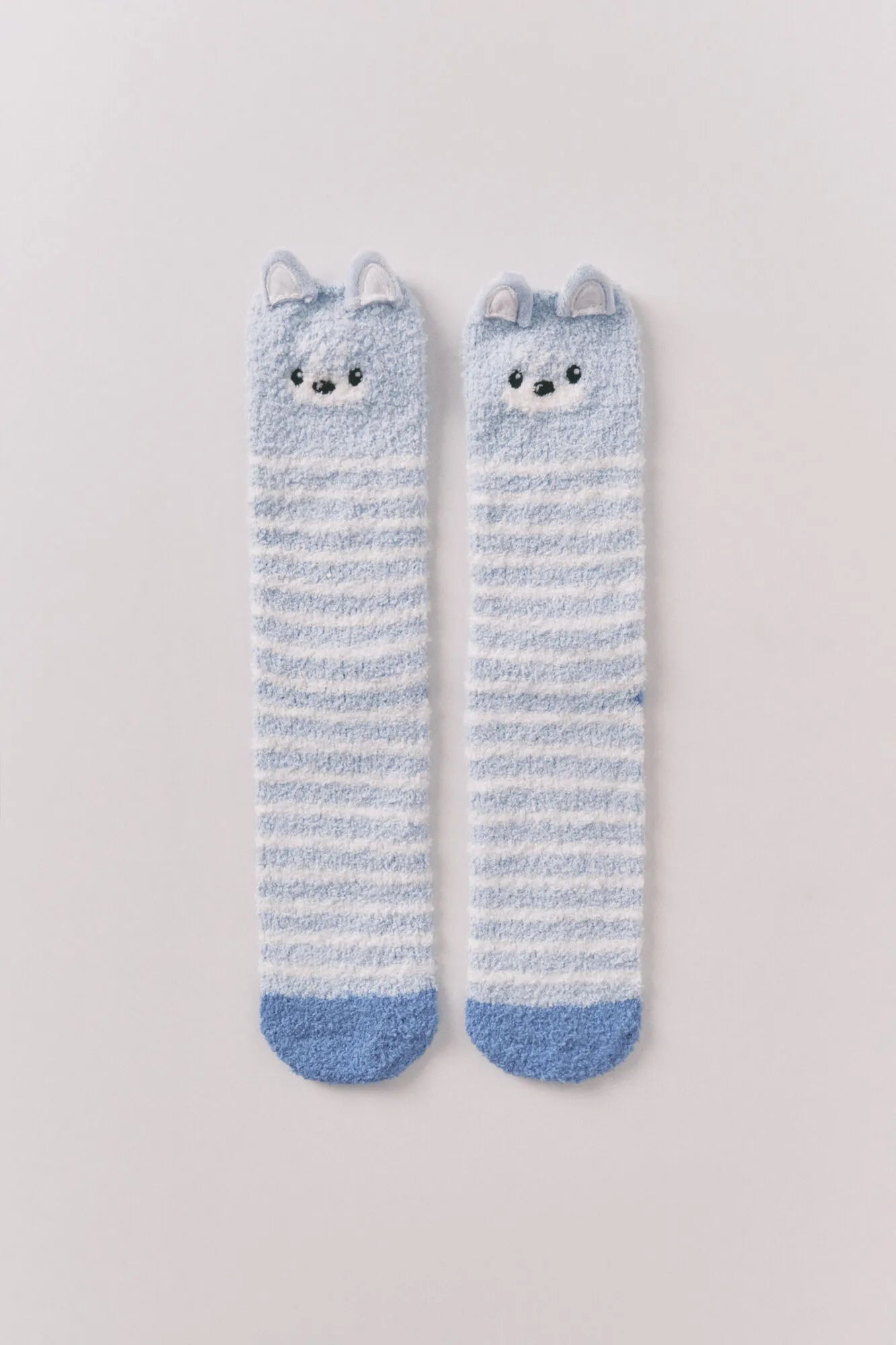 Women Secret_Medium Blue_Long Hair Socks with 3D Bear Print_3612493_12_01