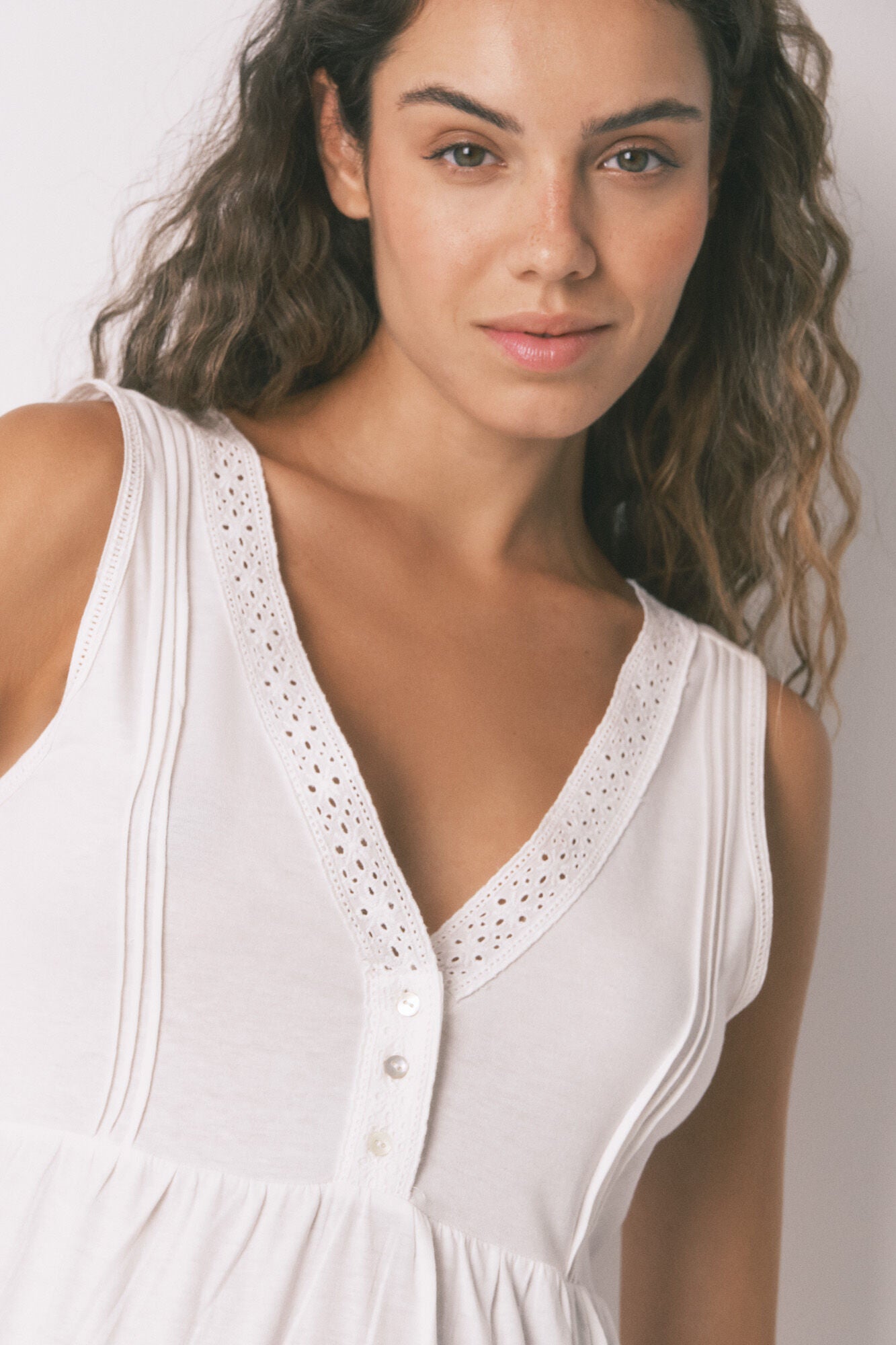 Women Secret_White_Classic Ivory "Maternity" Midi Nightgown_3632482_96_05