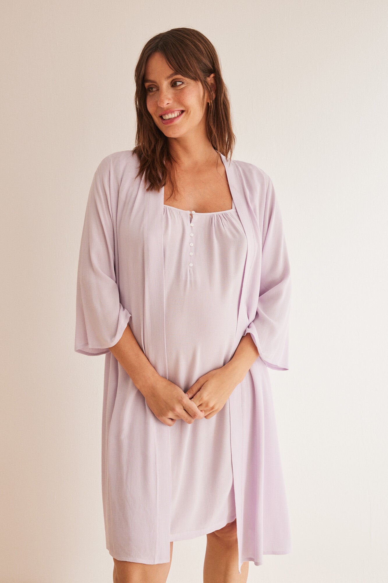 Purple/Lilac Straps Short Nightdress_3637233_76_07