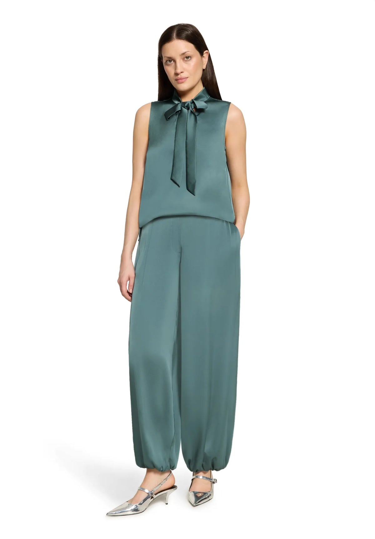 Vera Mont Cloudy Sky Women Blouse Long Without Sleeve SKU: 3700-4262_5056 Image 02