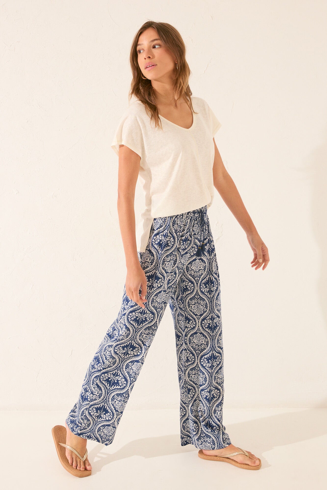 Women Secret_Long Allover Print Trouser_3702236_19_04