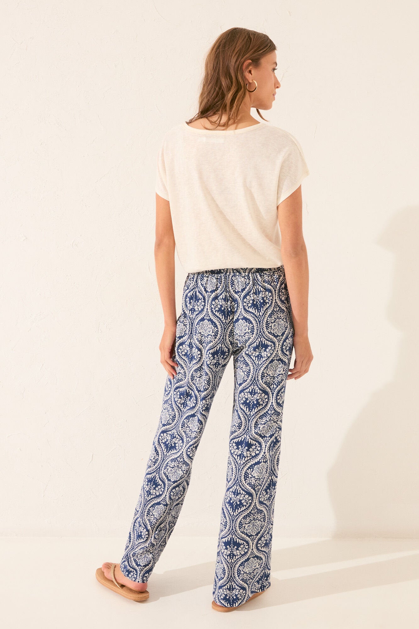 Women Secret_Long Allover Print Trouser_3702236_19_05