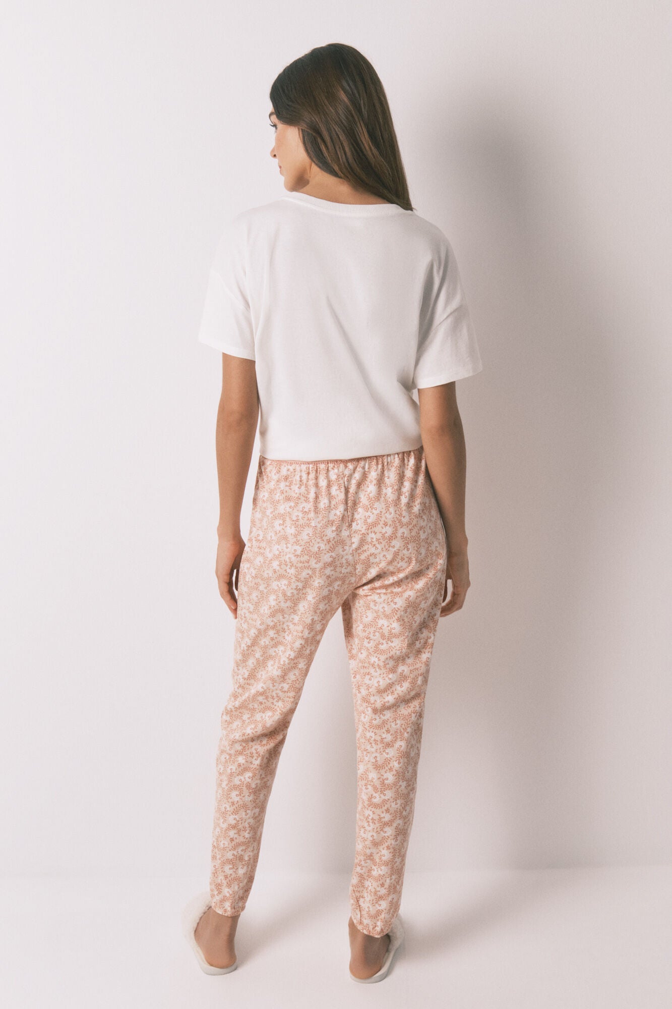 Women Secret_Orange_100% Cotton Skinny Trouser with Orange Flowers_3702250_64_04