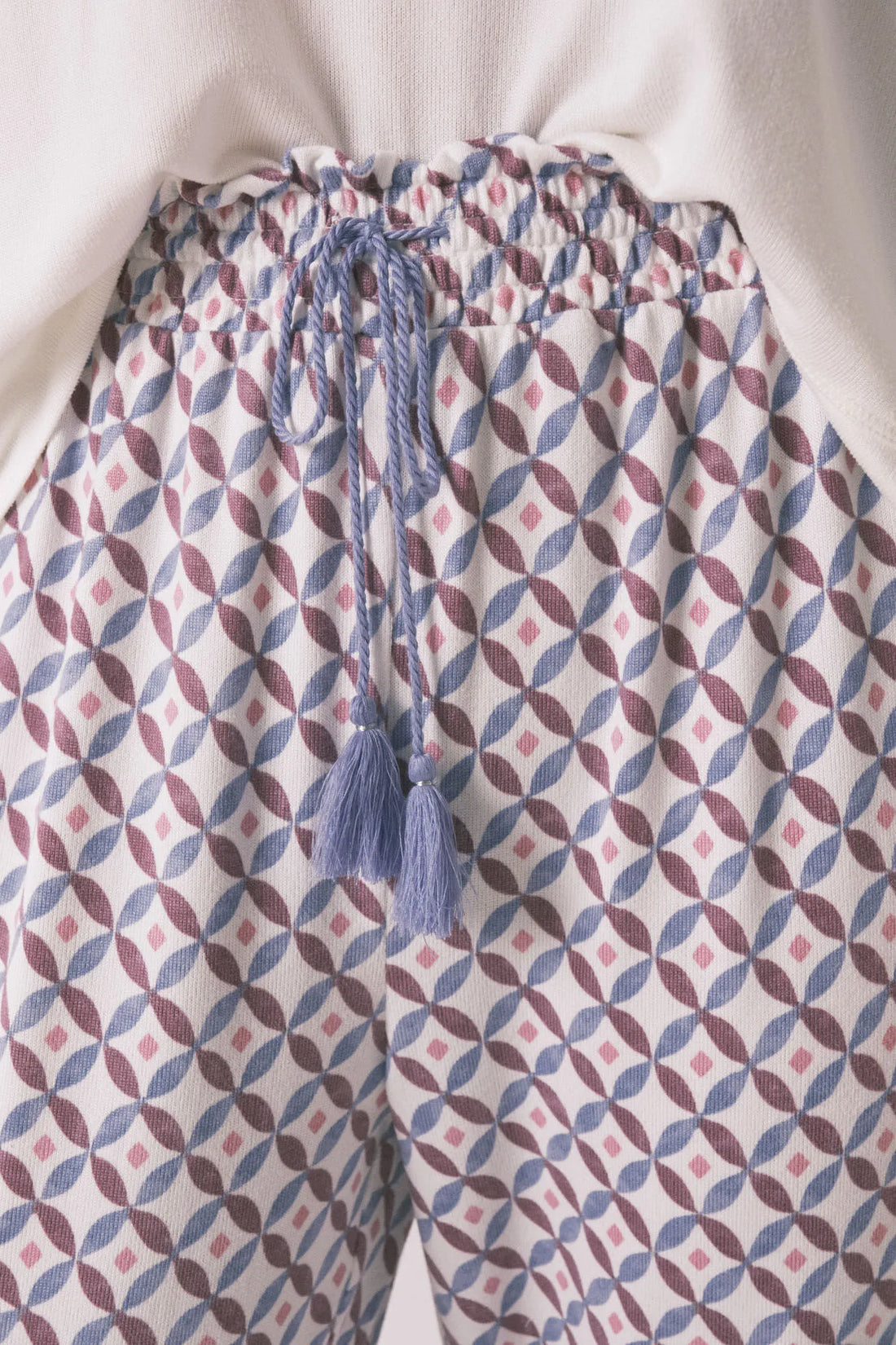 Women Secret_Blue_Wide-Legged Soft Jersey-Knit Blue Long Trouser_3702255_19_02