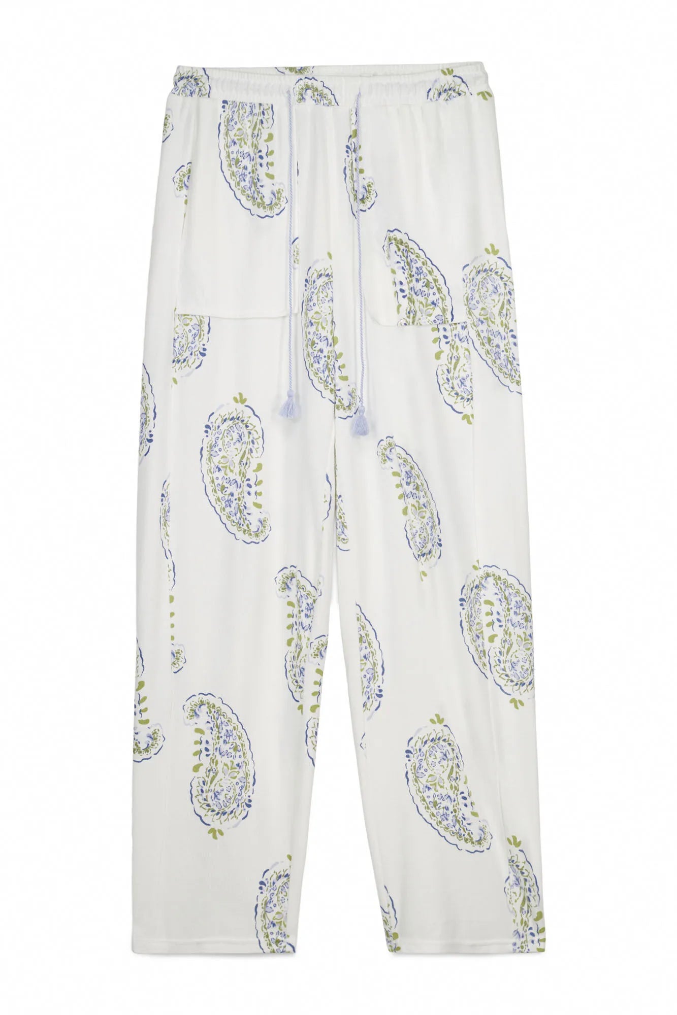 Women Secret_White Print_Paisley Print Long Trousers_3703226_97_06