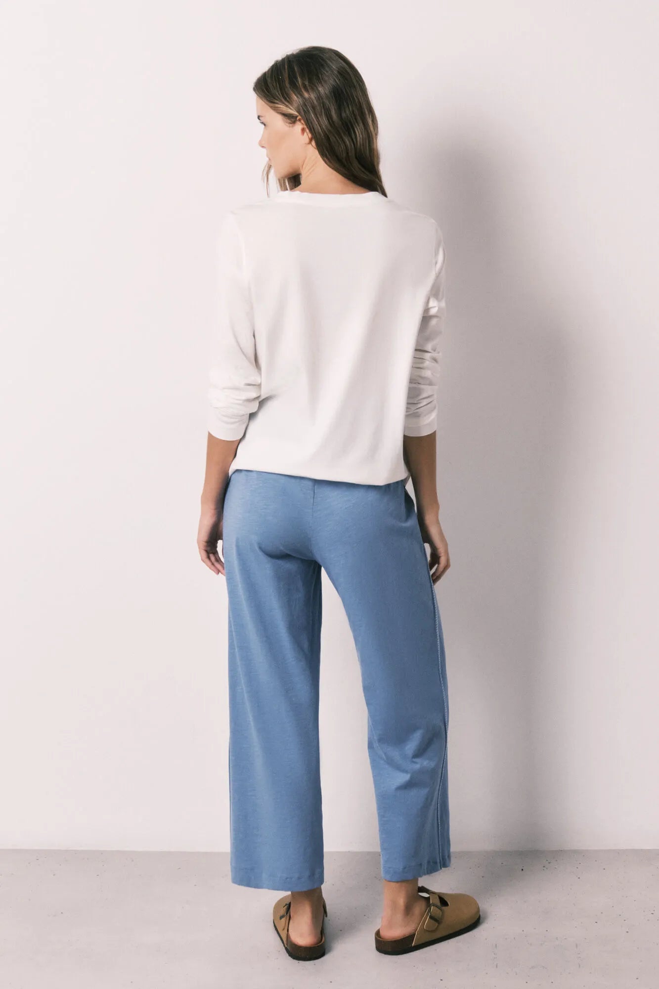Women Secret Light Blue Women 100% Cotton Denim Capri Trousers SKU: 3703234_16 Image 06