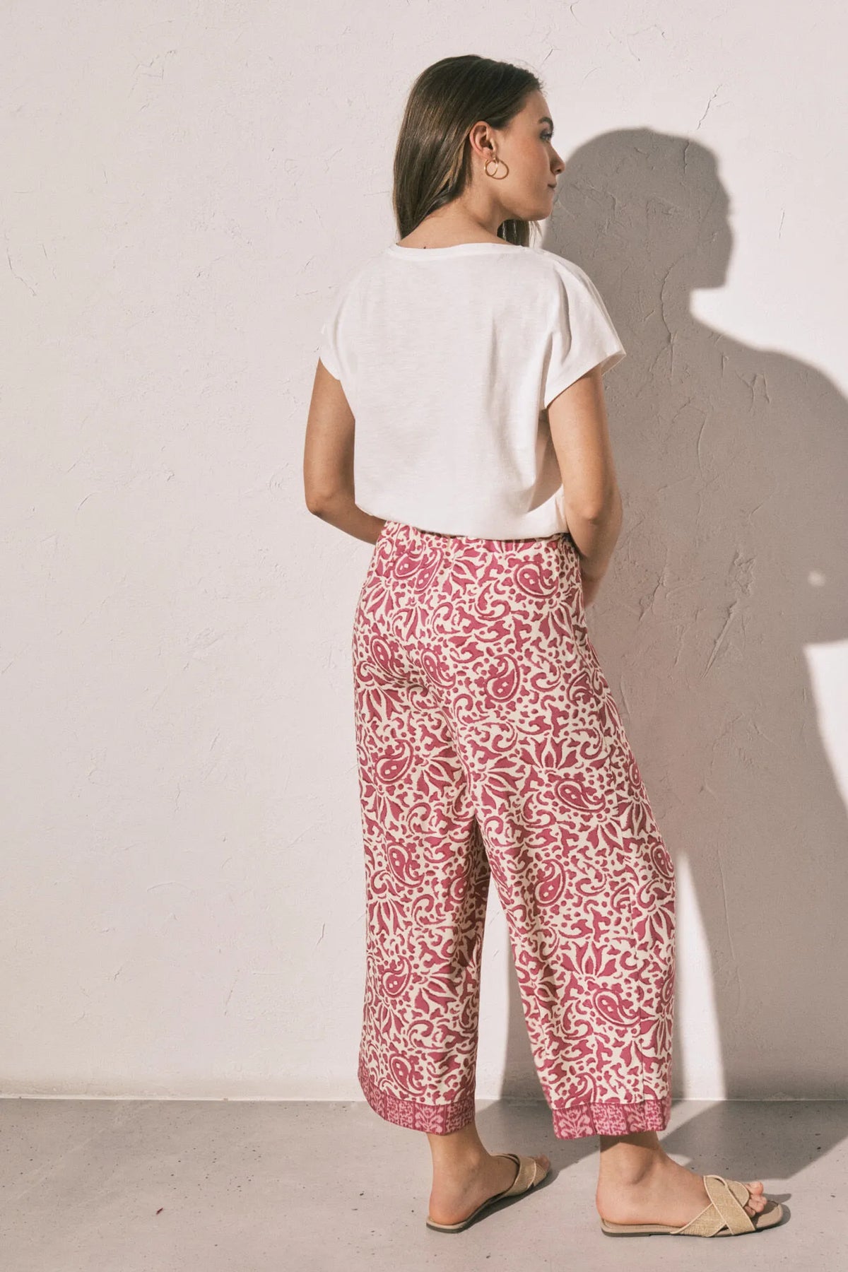 Women Secret Purple/Lilac Women Boho Print Fisherman Trousers SKU: 3704533_75 Image 04