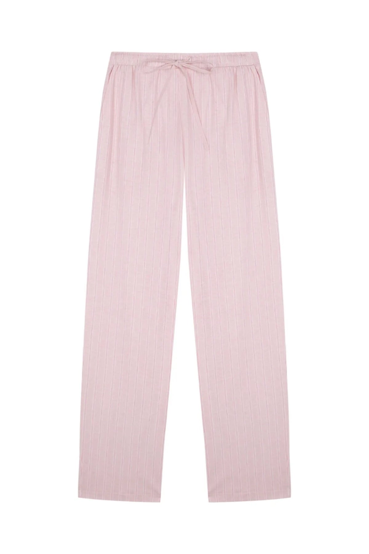 Women Secret Pink Women Pink Striped Long Trousers SKU: 3704541_73 Image 05