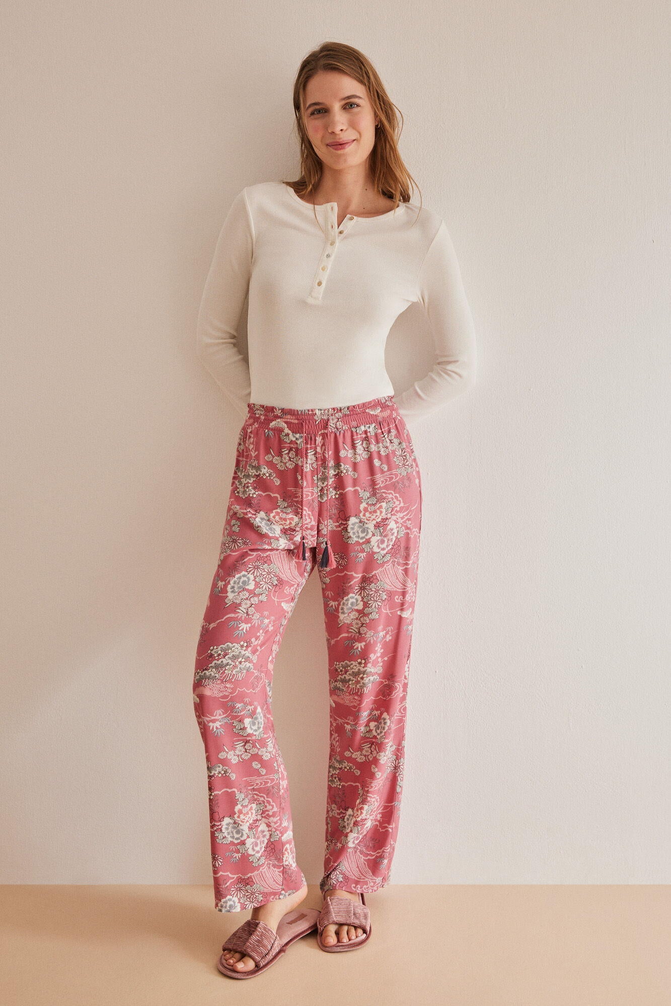 Slip On Lounge Trousers_3707187_69_01