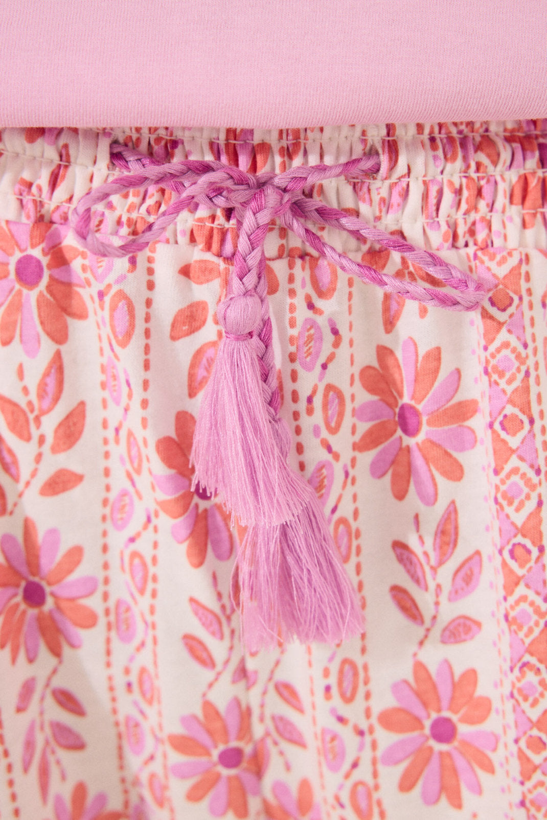 Women Secret_Long Lounge Trouser 100% Cotton Flowers_3709652_73_03